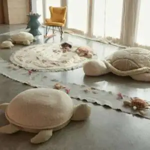 Canvas speelgoed Ride and Roll Under the Sea van Lorena Canals - My Little Carpet