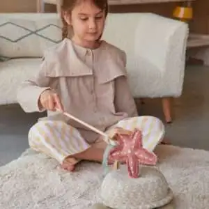 Canvas speelgoed Toferstaf Starfish van Lorena Canals - My Little Carpet