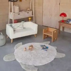 Wasbaar vloerkleed Sea Turtle van Lorena Canals - My Little Carpet