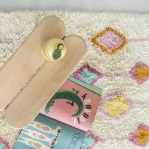 Rechthoekig vloerkleed Lea M TC2073 en Lea L TC2074 van Tapis Petit - My Little Carpet