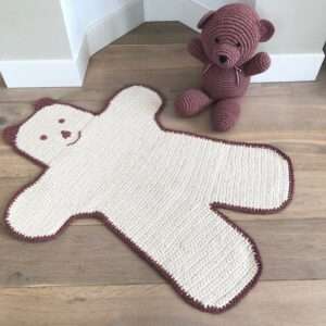 Alternative view of <strong>Luna-Leena</strong> <BR> Vloerkleed beer gehaakt <BR> Katoen <BR> 100 x 75 cm