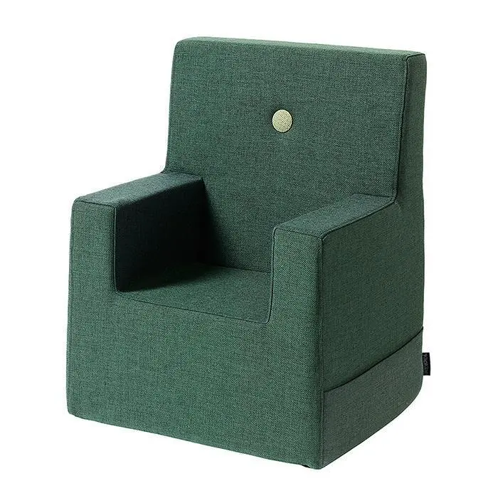 KK Kids Chair XL - Kinderstoel XL - Donkergroen van by KlipKlap - My Little Carpet