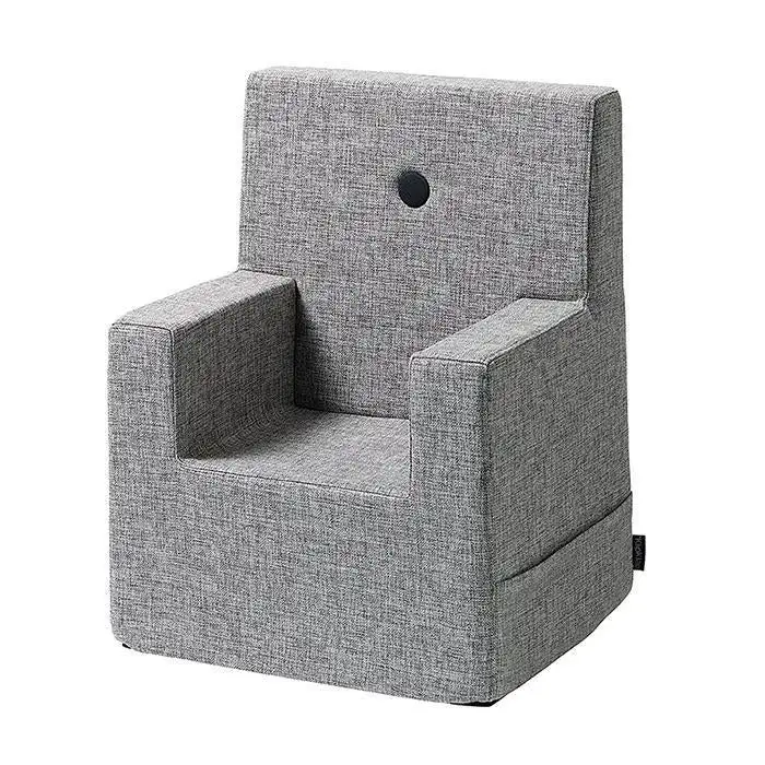 KK Kids Chair XL - Kinderstoel XL - Multi Grijs van by KlipKlap - My Little Carpet
