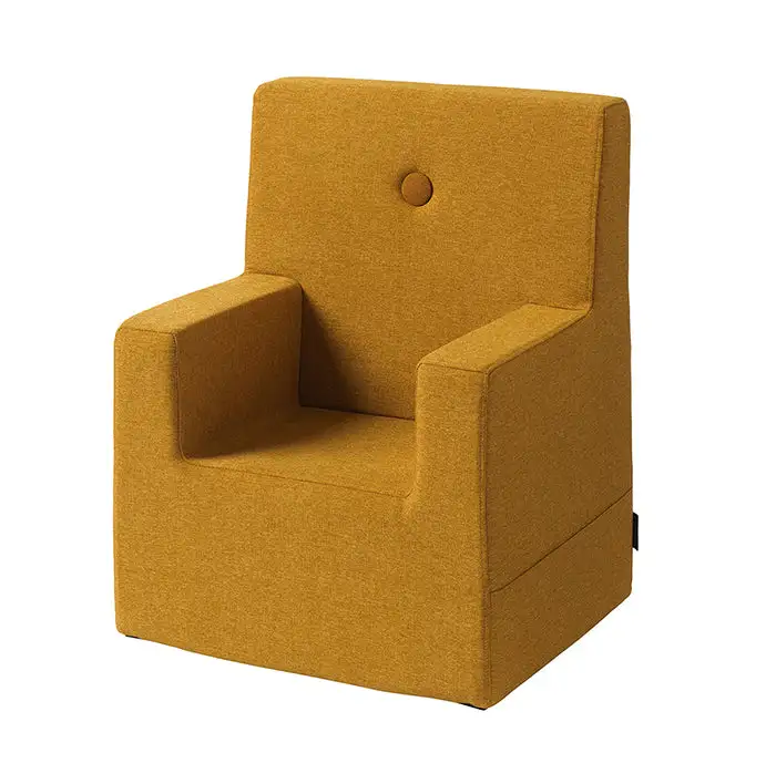 KK Kids Chair XL - Kinderstoel XL - Oker geel van by KlipKlap - My Little Carpet