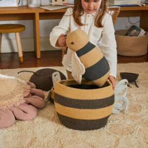 Opbergmand Mama Bee van Lorena Canals - My Little Carpet
