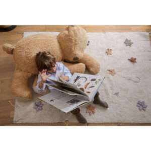 Pouf Sleepy Bear van Lorena Canals - My Little Carpet