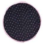 3 in 1 Speelkleed/Speeltas/Luiertas - SOFT - Flowers van Play and Go - My Little Carpet