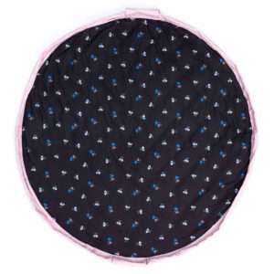 3 in 1 Speelkleed/Speeltas/Luiertas - SOFT - Flowers van Play and Go - My Little Carpet
