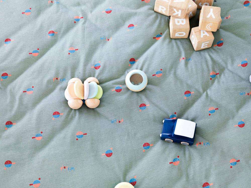 3 in 1 Speelkleed/Speeltas/Luiertas - SOFT - Ping Pong van Play and Go - My Little Carpet