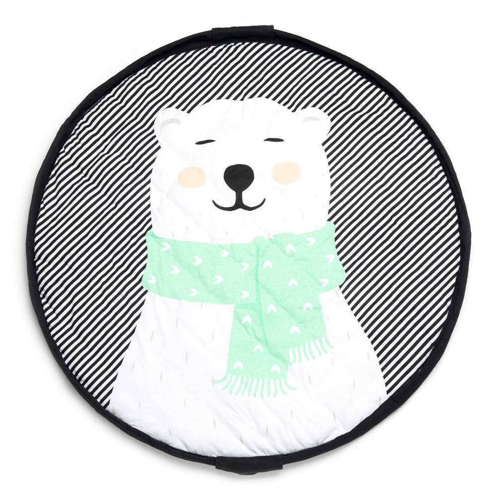 3 in 1 Speelkleed/Speeltas/Luiertas - SOFT - Polar Bear van Play and Go - My Little Carpet