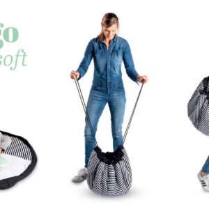 3 in 1 Speelkleed/Speeltas/Luiertas - SOFT - Polar Bear van Play and Go - My Little Carpet