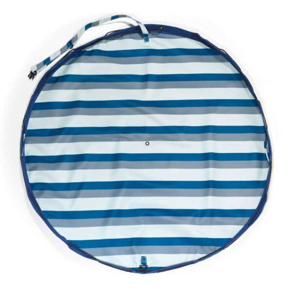 Speelkleed/Speeltas - OUTDOOR - Green Stripes van Play and Go - My Little Carpet