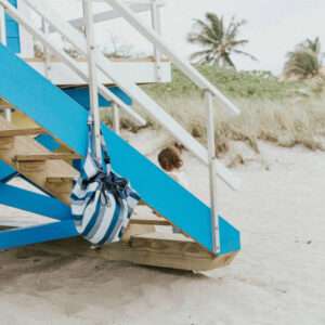Speelkleed/Speeltas - OUTDOOR - Green Stripes van Play and Go - My Little Carpet