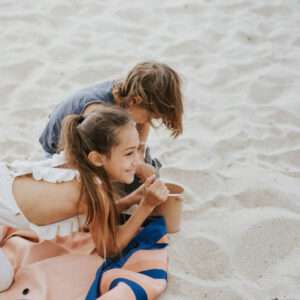 Speelkleed/Speeltas - OUTDOOR - Mokka Stripes van Play and Go - My Little Carpet