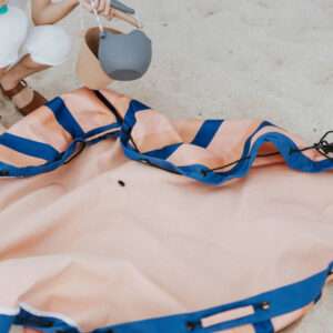 Speelkleed/Speeltas - OUTDOOR - Mokka Stripes van Play and Go - My Little Carpet