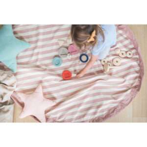 Speelkleed/Speeltas Stripes Pink New van Play and Go - My Little Carpet
