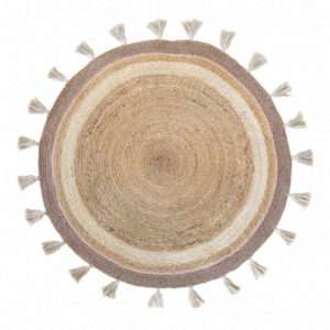 Rond Vloerkleed Sem Beige van KidsDepot - My Little Carpet