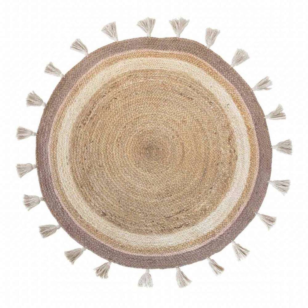 Rond Vloerkleed Sem Beige van KidsDepot - My Little Carpet