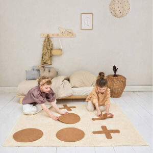 Vloerkleed Tic Tac Toe van Tapis Petit - My Little Carpet