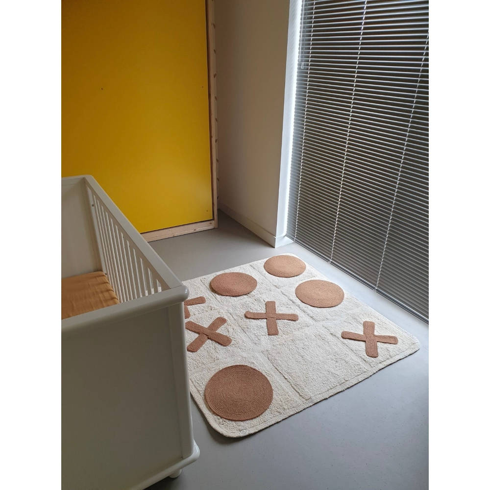 Vloerkleed Tic Tac Toe van Tapis Petit - My Little Carpet