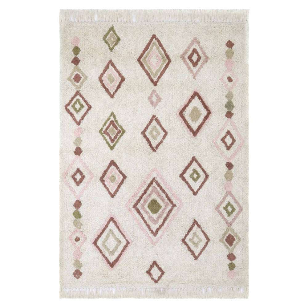 Vloerkleed Liz Pink Aubergine van Tapis Petit - My Little Carpet