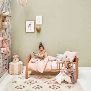 Vloerkleed Liz Pink Aubergine van Tapis Petit - My Little Carpet