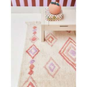 Vloerkleed Liz Purple Pink van Tapis Petit - My Little Carpet