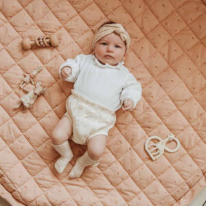 3 in 1 Speelkleed/Speeltas/Luiertas - SOFT Organic - Fleuri van Play and Go - My Little Carpet