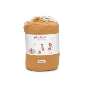 3 in 1 Speelkleed/Speeltas/Luiertas - SOFT Organic - Mustard Chai Tea van Play and Go - My Little Carpet