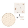 3 in 1 Speelkleed/Speeltas/Luiertas - SOFT Organic - Rabbit van Play and Go - My Little Carpet