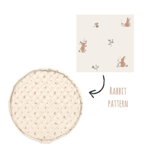 3 in 1 Speelkleed/Speeltas/Luiertas - SOFT Organic - Rabbit van Play and Go - My Little Carpet