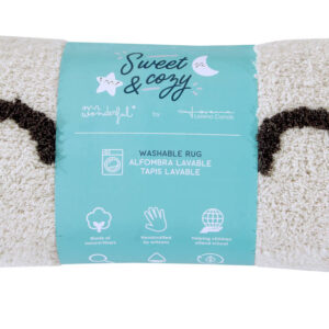 Wasbaar vloerkleed Smile Like a Llama van Lorena Canals - My Little Carpet