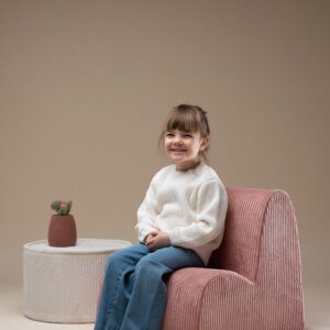 <strong>Wigiwama</strong> <BR> Fauteuil Kinderstoel Cloud <BR> Pink Mousse <BR> 50x50x60 cm - Afbeelding 2