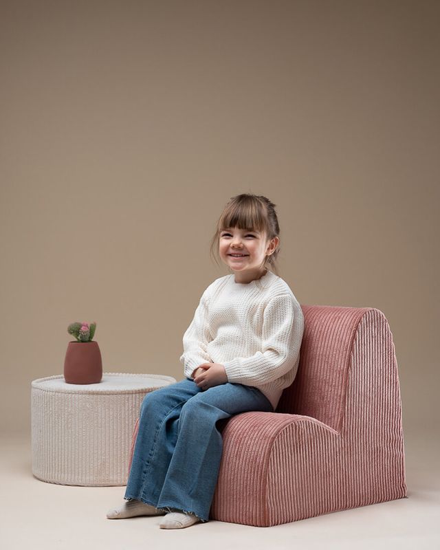 <strong>Wigiwama</strong> <BR> Fauteuil Kinderstoel Cloud <BR> Pink Mousse <BR> 50x50x60 cm - Afbeelding 2