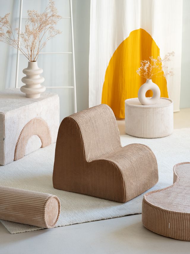 <strong>Wigiwama</strong> <BR> Fauteuil Kinderstoel Cloud <BR> Toffee <BR> 50x50x60 cm - Afbeelding 2