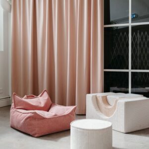 <strong>Wigiwama</strong> <BR> Ronde Poef <BR> Marshmallow <BR> Ø39 x 25 cm - Afbeelding 2
