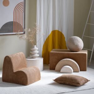 <strong>Wigiwama</strong> <BR> Fauteuil Kinderstoel Cloud <BR> Toffee <BR> 50x50x60 cm - Afbeelding 11