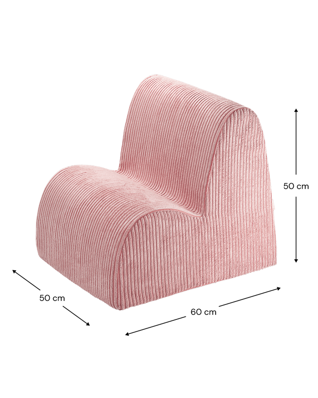 <strong>Wigiwama</strong> <BR> Fauteuil Kinderstoel Cloud <BR> Pink Mousse <BR> 50x50x60 cm - Afbeelding 4