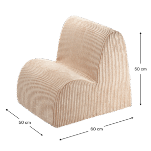 <strong>Wigiwama</strong> <BR> Fauteuil Kinderstoel Cloud <BR> Biscuit <BR> 50x50x60 cm - Afbeelding 4