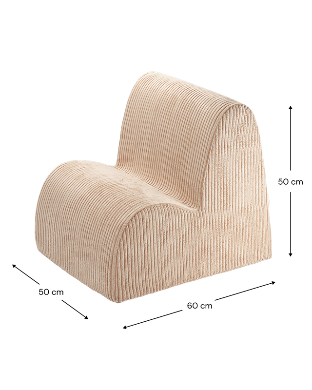 <strong>Wigiwama</strong> <BR> Fauteuil Kinderstoel Cloud <BR> Biscuit <BR> 50x50x60 cm - Afbeelding 4