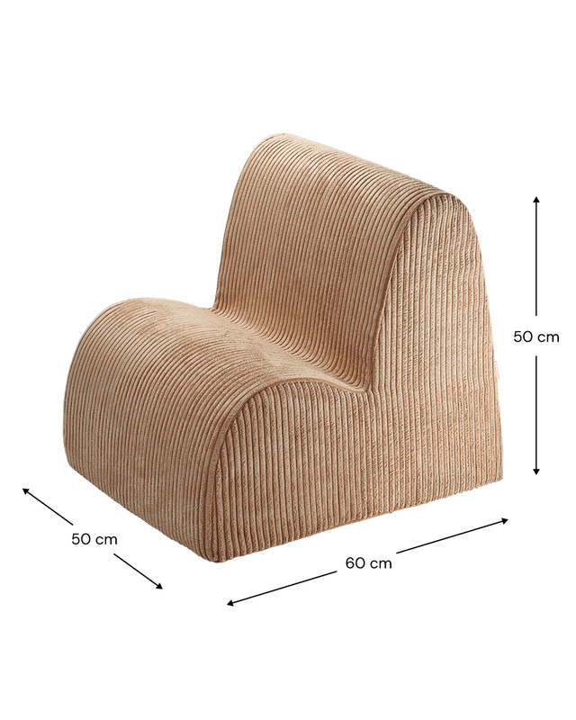 <strong>Wigiwama</strong> <BR> Fauteuil Kinderstoel Cloud <BR> Toffee <BR> 50x50x60 cm - Afbeelding 4