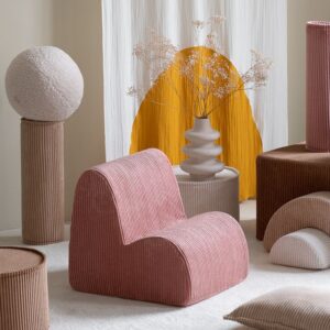 <strong>Wigiwama</strong> <BR> Fauteuil Kinderstoel Cloud <BR> Pink Mousse <BR> 50x50x60 cm - Afbeelding 5