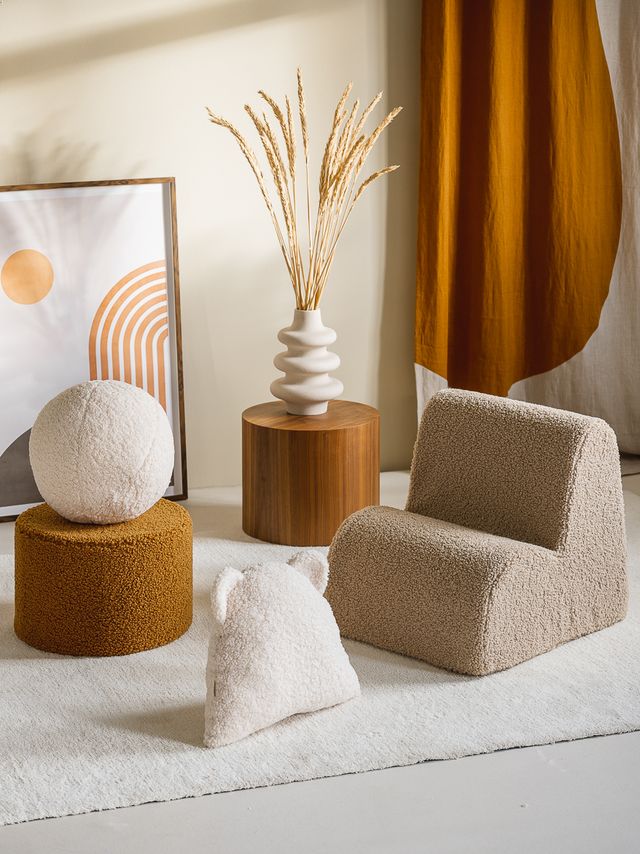 <strong>Wigiwama</strong> <BR> Fauteuil Kinderstoel Cloud <BR> Biscuit <BR> 50x50x60 cm - Afbeelding 5