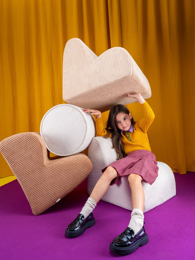 <strong>Wigiwama</strong> <BR> Fauteuil Kinderstoel Cloud <BR> Toffee <BR> 50x50x60 cm - Afbeelding 5