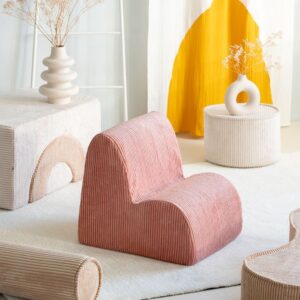 <strong>Wigiwama</strong> <BR> Fauteuil Kinderstoel Cloud <BR> Pink Mousse <BR> 50x50x60 cm - Afbeelding 6
