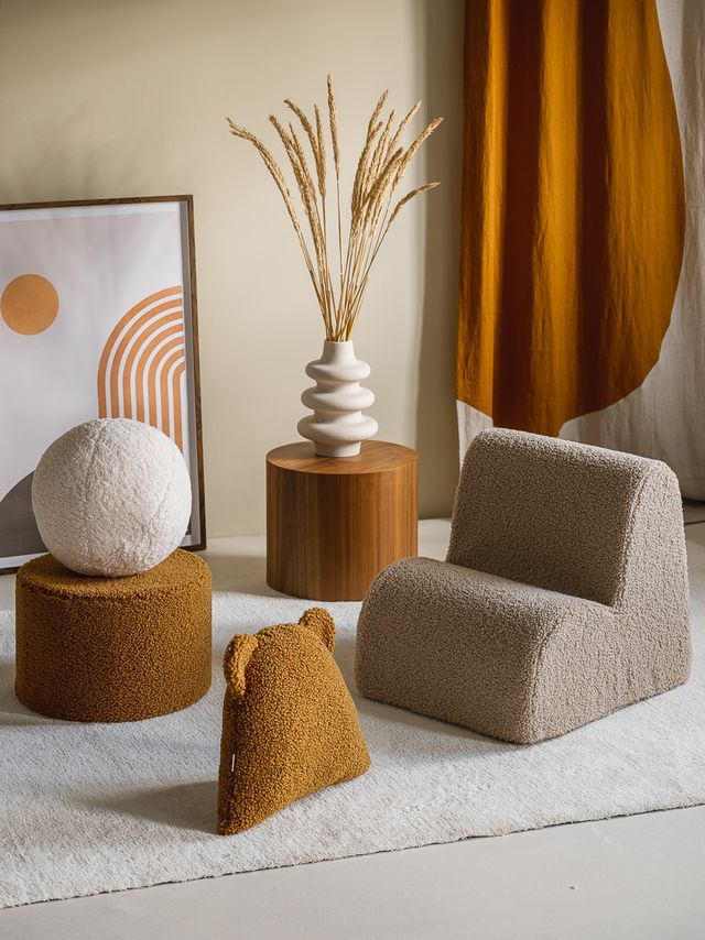 <strong>Wigiwama</strong> <BR> Fauteuil Kinderstoel Cloud <BR> Biscuit <BR> 50x50x60 cm - Afbeelding 6