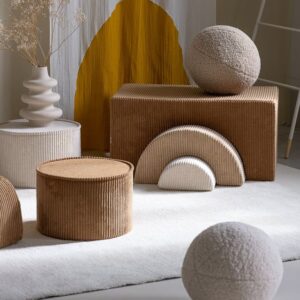 <strong>Wigiwama</strong> <BR> Ronde Poef <BR> Marshmallow <BR> Ø39 x 25 cm - Afbeelding 6