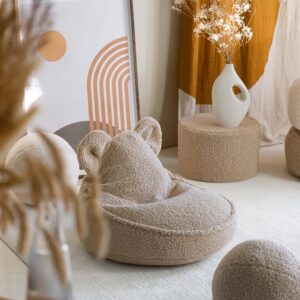 <strong>Wigiwama</strong> <BR> Zitzak Bear <BR> Biscuit <BR> 42x60x70 cm - Afbeelding 7