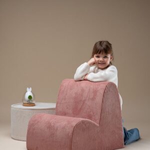 <strong>Wigiwama</strong> <BR> Fauteuil Kinderstoel Cloud <BR> Pink Mousse <BR> 50x50x60 cm - Afbeelding 7