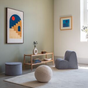 <strong>Wigiwama</strong> <BR> Fauteuil Kinderstoel Cloud <BR> Blueberry Blue <BR> 50x50x60 cm - Afbeelding 7